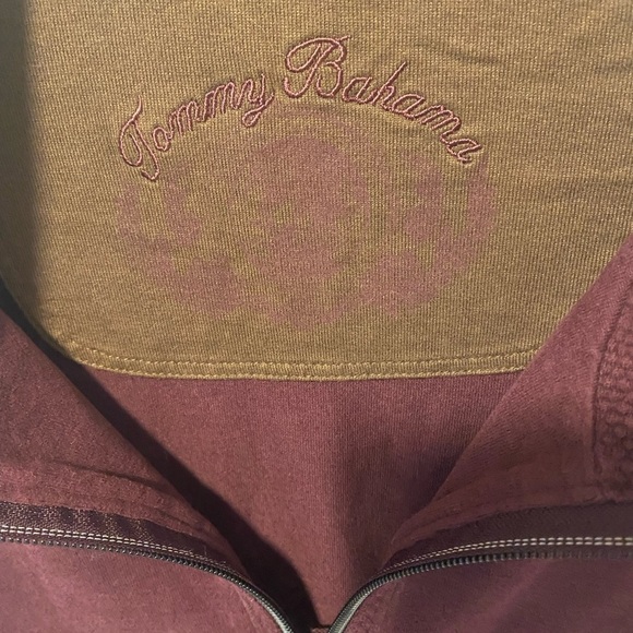 Tommy Bahama 1/2 zip long sleeved Pima blend men’s pullover dress shirt size XL - Picture 8 of 8